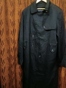 Imported Classic Black Trench Coat
