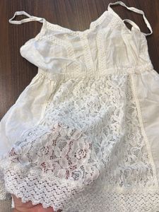 White Lace Cami Top