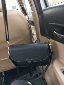 Imported Black Crossbody Bag