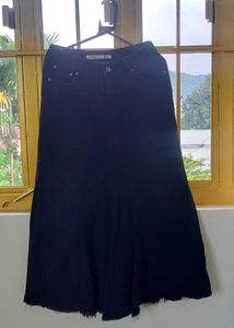 Y2K Denim Maxi Skirt