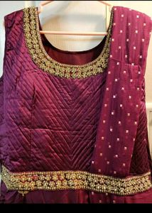 Sale Price New Elegant Maroon Gown