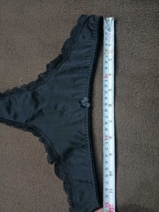 Black Lace Trim Briefs 🔥28