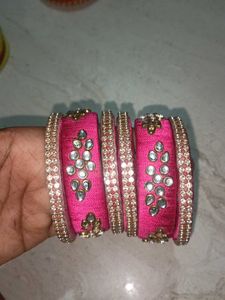 Bright look in Bangles 👌