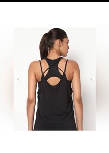 Puma Black Studio GrapheneStrappy TankYoga Top