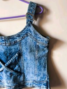 Denim Crop Top