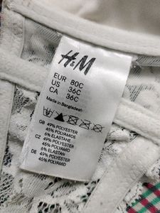 White H&amp;M Bra For Women