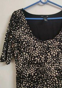 Black And White Bodycon Dress