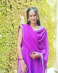 Purple Embroidered Salwar Kameez