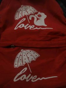 Red 'Love' Backpack