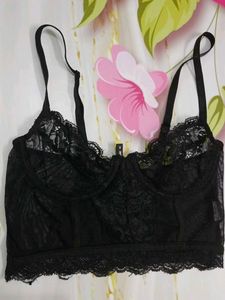(1115)Black Lace Bralette