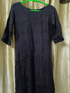 Dark Purple Chikankari Kurta