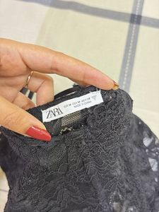 ✨ Zara Black Lacey Corset Top ✨