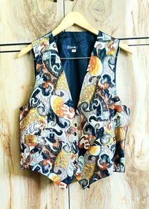 Printed Vest Size-38