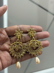 Elegant Gold-tone Drop Earrings