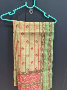 Elegant Green Floral Duppatta