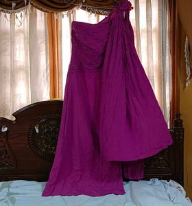 Elegant Purple Gown