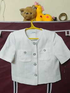 White Short Sleeve Top