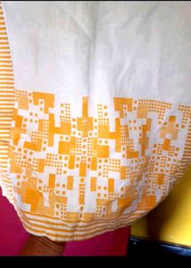Yellow &amp; White Kurti