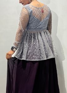 only grey crop top
