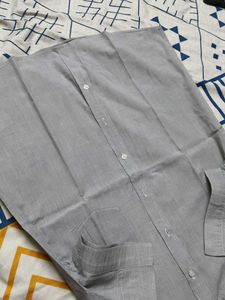 UGIZ Men Cotton Linen Smart Fit Short Sleeve Shirt