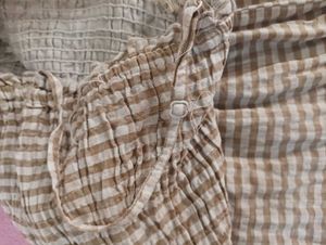 Gingham Pinteresty Dress With Adjustable Strap 🌷