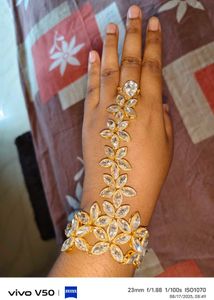 Statement Floral Hand Harness Ring