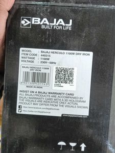 Bajaj Herculo Dry Iron