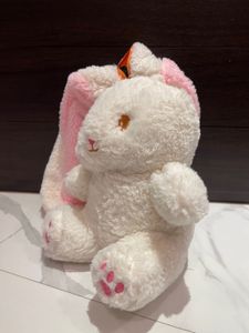 Reversible Carrot Bunny Plush Soft Toy