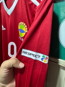 Adidas Climalite Tabela 18 Red Soccer Jersey