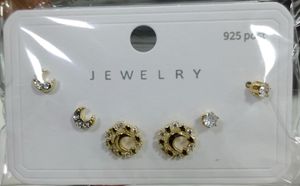 Earrings Set - 3 Pairs
