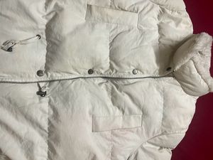 White Color Woolen Jacket