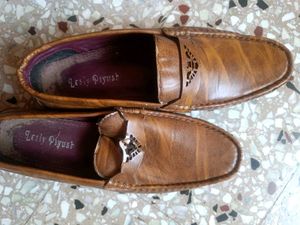 Brown Leather Loafers