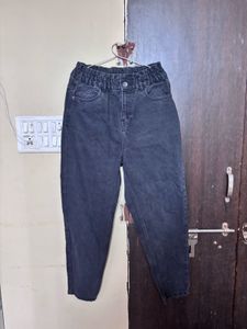 Black Denin mom jeans