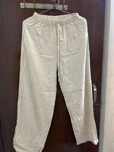 Beige Embroidered Shirt Pants