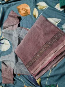 Saree With Blouse.