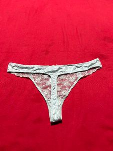 Lace Thong Panty (Light Blue)