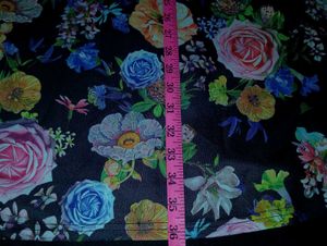 Black Floral Skirt With Top