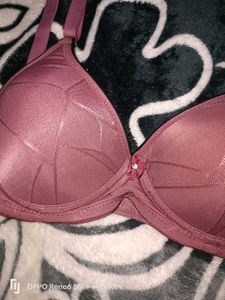 Branded Padded Mauve Bra Good Condition