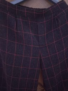 Checkered Cropped Pants