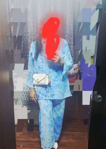 Blue Coord Set 44-48 Size
