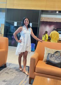 White Sleeveless Sundress