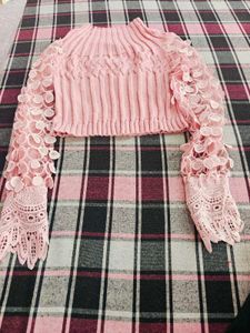 Pink Knit Top