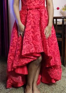 High &amp; Low Style Red Dress