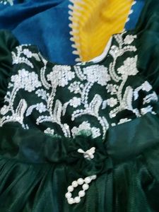 Green Party Dress