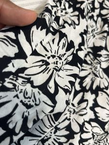 Floral Print Open Front Top