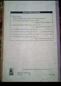 R S Aggarwal and V Aggarwal Solutions for CBSE Class 9 Maths ,Math book