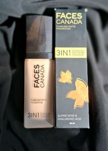 Faces Canada Flawless 3-in-1 Matte Foundation 30ML