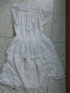 Lace White Dress