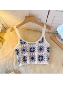 Crochet Knit Crop Top