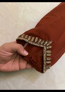Ethnic Short Kurtha Suit (3 Piece Set )